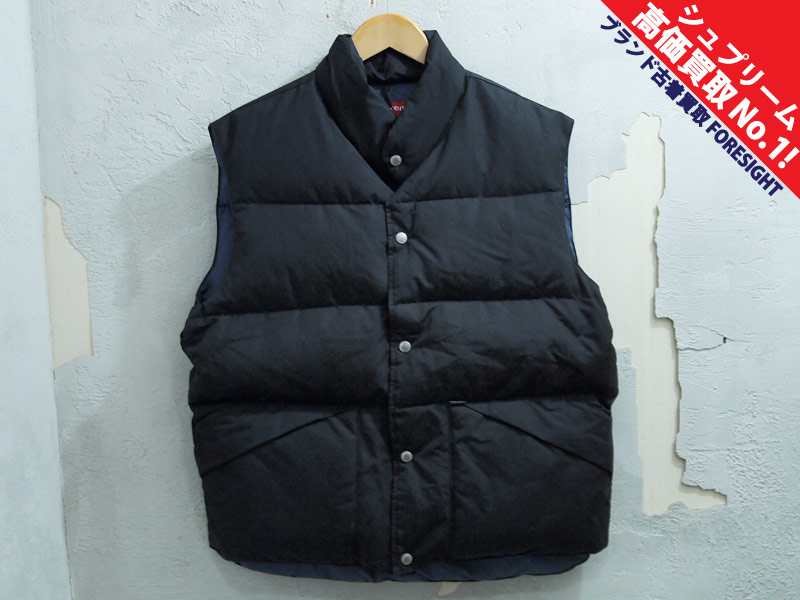 Supreme 'Down Vest'ダウン ベスト ブラック 黒 Black 90s