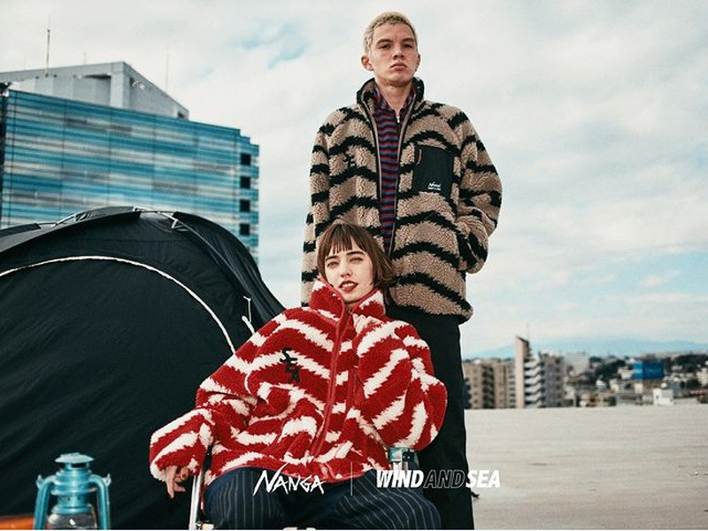 WIND AND SEA × NANGA 'BOA FLEECE JACKET'ボア フリース ジャケット