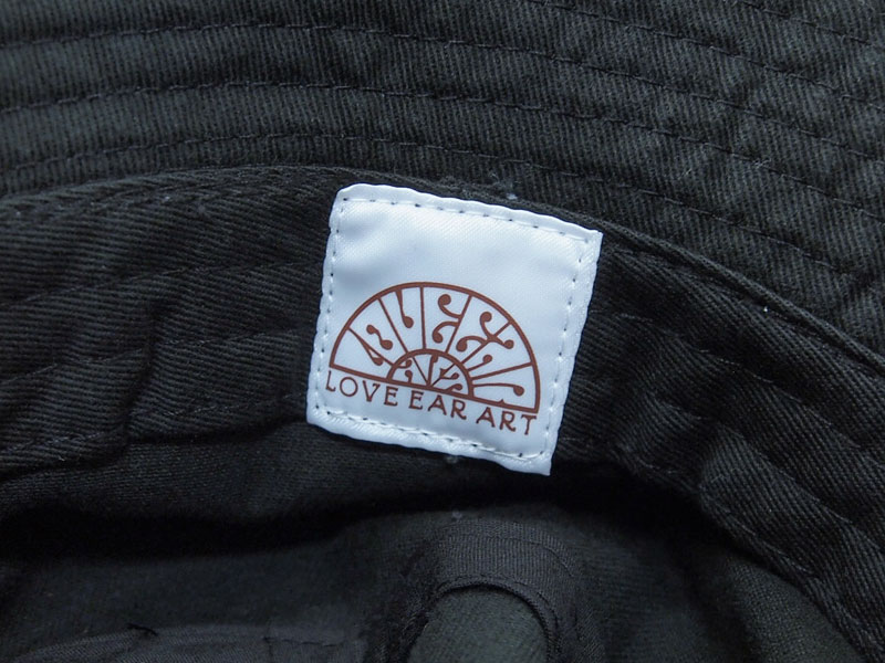 LOVE EAR ART JOINTS 2024 限定 'BUCKET HAT'バケット ハット BLACK