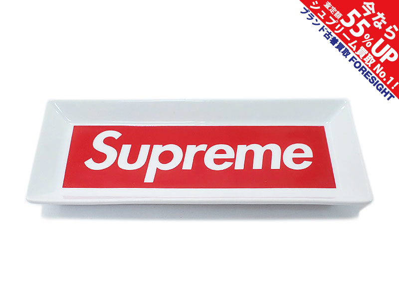 Supreme 'Ceramic Tray'セラミックトレー 小物入れ 陶器 白 ホワイト