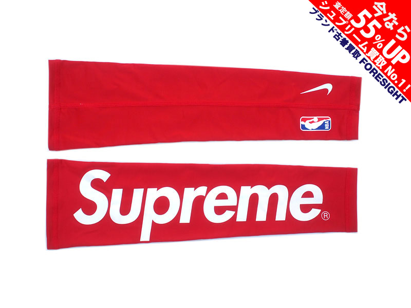 Supreme×NIKE 'NBA Shooting Sleeve'シューティングスリーブ ナイキ 赤