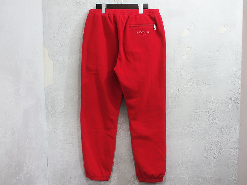 Supreme 'Polartec Fleece Pant'フリースパンツ ポーラテック L 赤