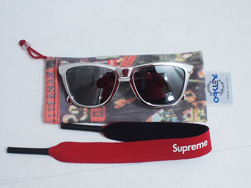Supreme×OAKLEY 'Frogskins'フロッグスキン サングラス オークリー
