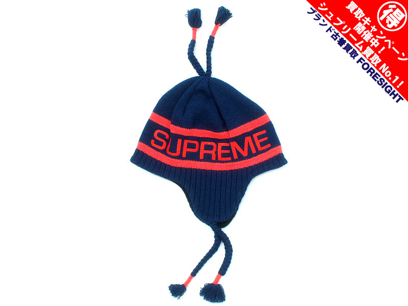 Supreme 'Earflap Beanie'イヤーフラップ ビーニー ニットキャップ