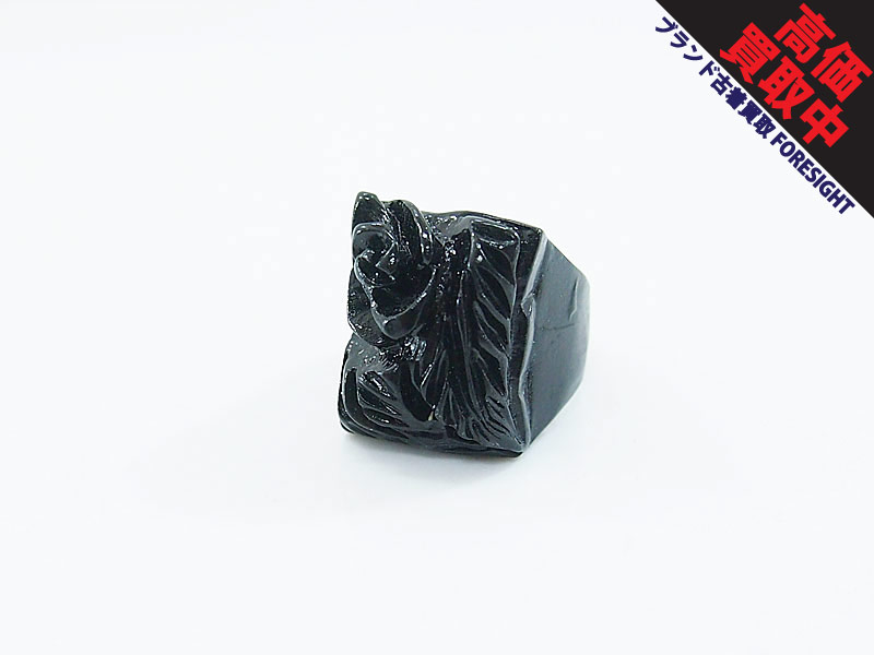 NUMBER(N)INE ローズ リング 指輪 薔薇 NUMBER NINE ナンバーナイン 黒