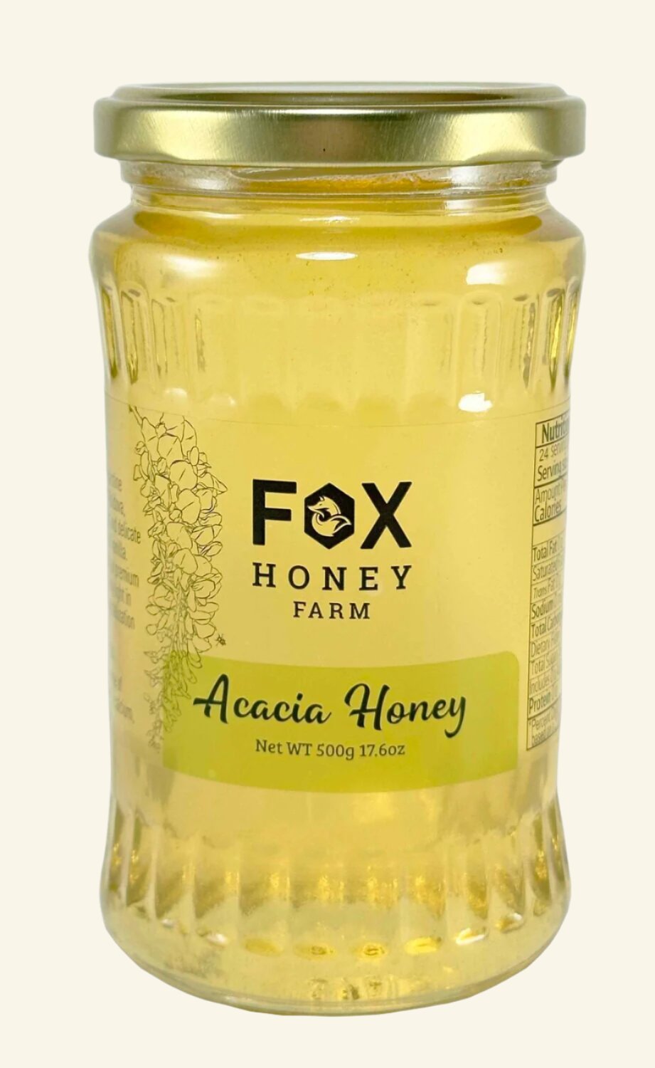 Acacia Honey, From Moldova 500g 17.6oz – Fox Honey Farm