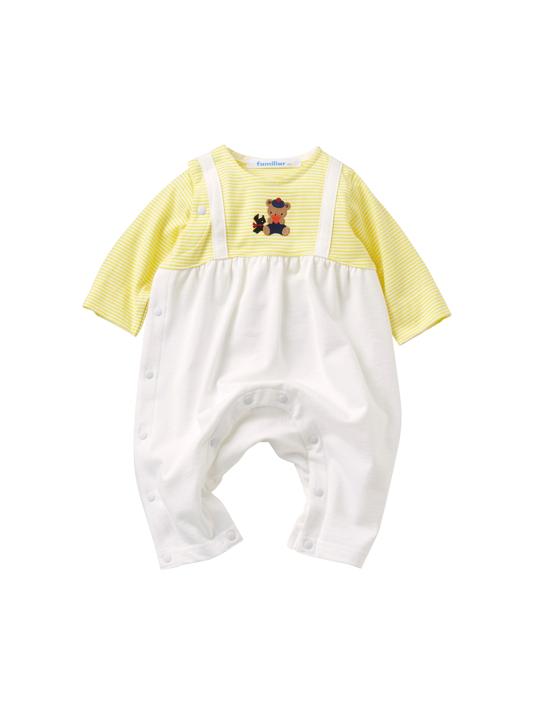 新品未使用 新品未使用 ファミリア カバーオール ベスト 靴下2足セット