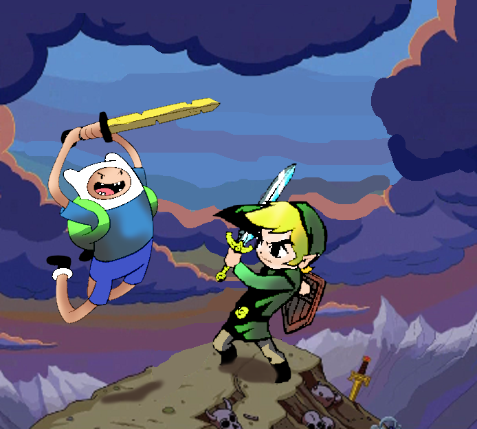 Link vs Finn by clebersan (x-post from /r/charactercrossovers) : r