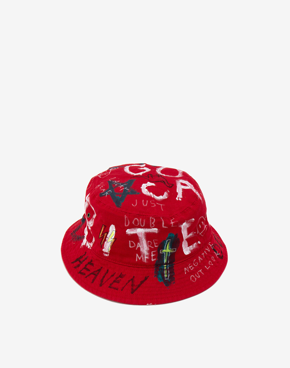 Hand Painted Hat / Red – guernika official online shop