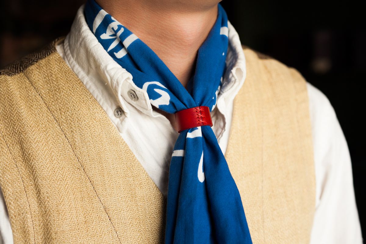 革製スカーフリング – ghoe｜ゴエ 徳島県の革工房