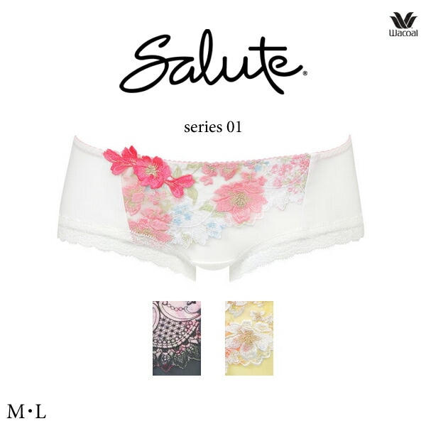 ワコール サルート 01G ショーツ PTJ501 M・L ボーイレングス ヒップ
