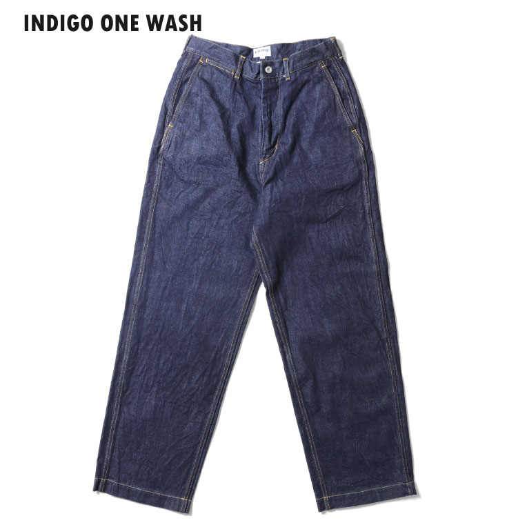 HOUSTON / ヒューストン 10128 SELVEDGE DENIM WORK TROUSERS / セル
