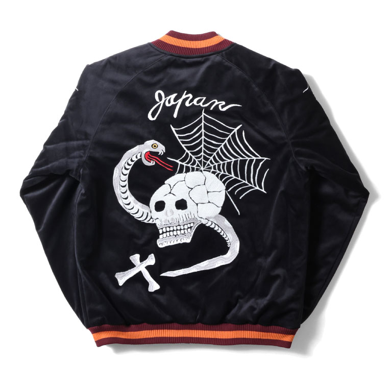 HOUSTON / ヒューストン 51387 VELVETEEN SOUVENIR JACKET (SKULL
