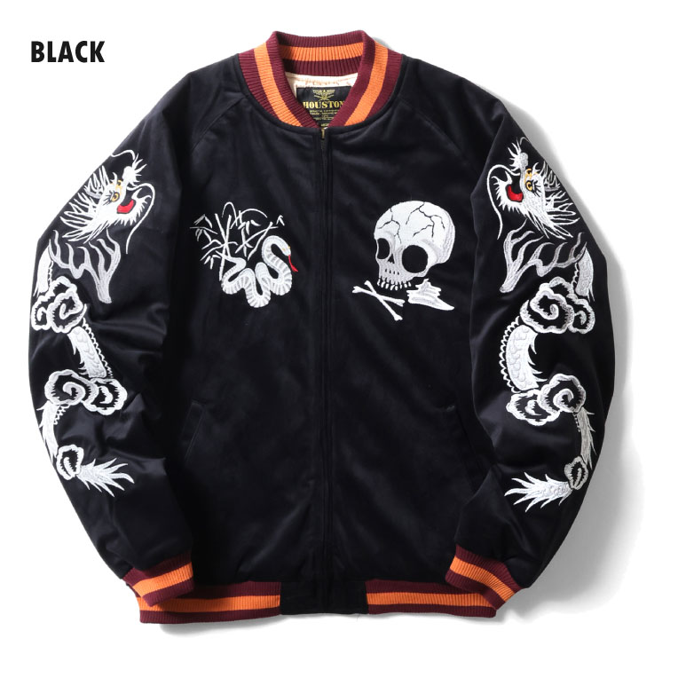 HOUSTON / ヒューストン 51387 VELVETEEN SOUVENIR JACKET (SKULL