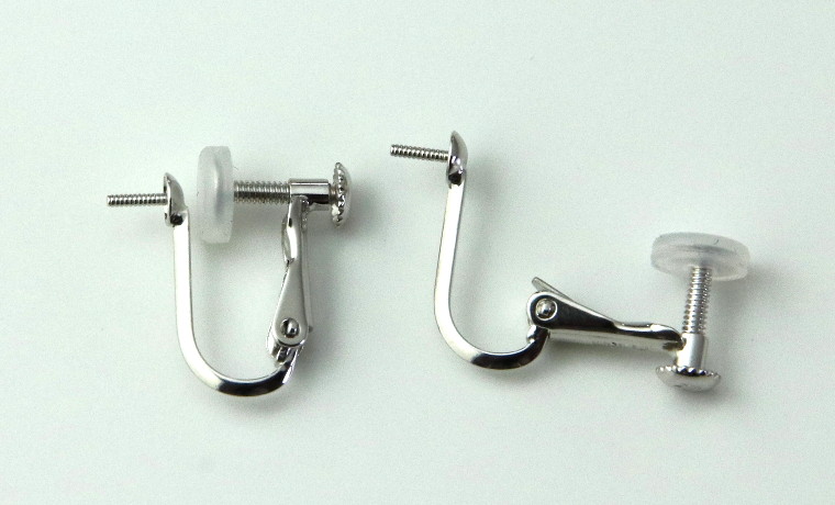 K14WGイヤリング金具【ネジバネ式】＜UE210＞ | クラスプ・金具 | 真珠