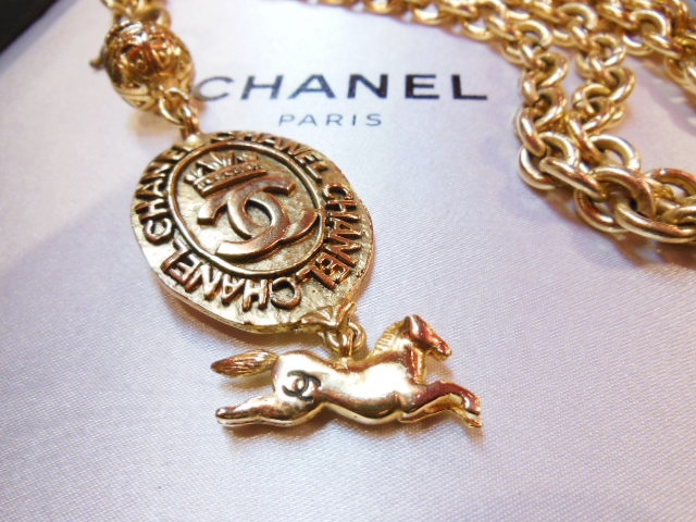 ヴィンテージシャネルCHANEL馬モチーフネックレス | 大阪・阿部野の