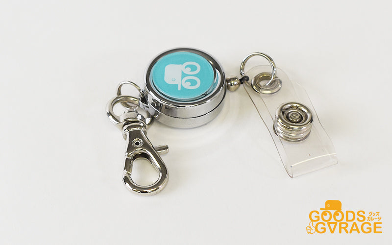 オリジナルリールキーホルダー リールチェーン ナスカンホック付き ｜1