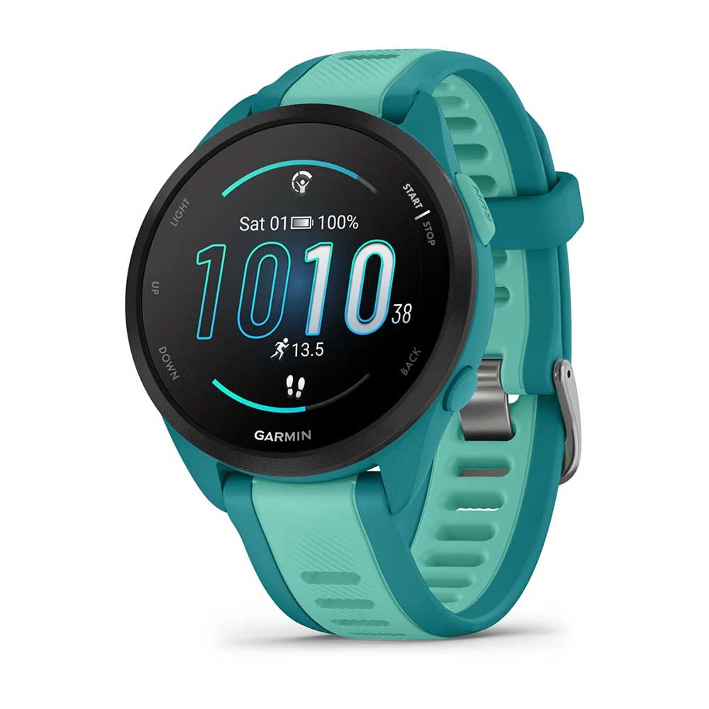 Forerunner 165 Music - Turquoise/Aqua – Gazelle Sports