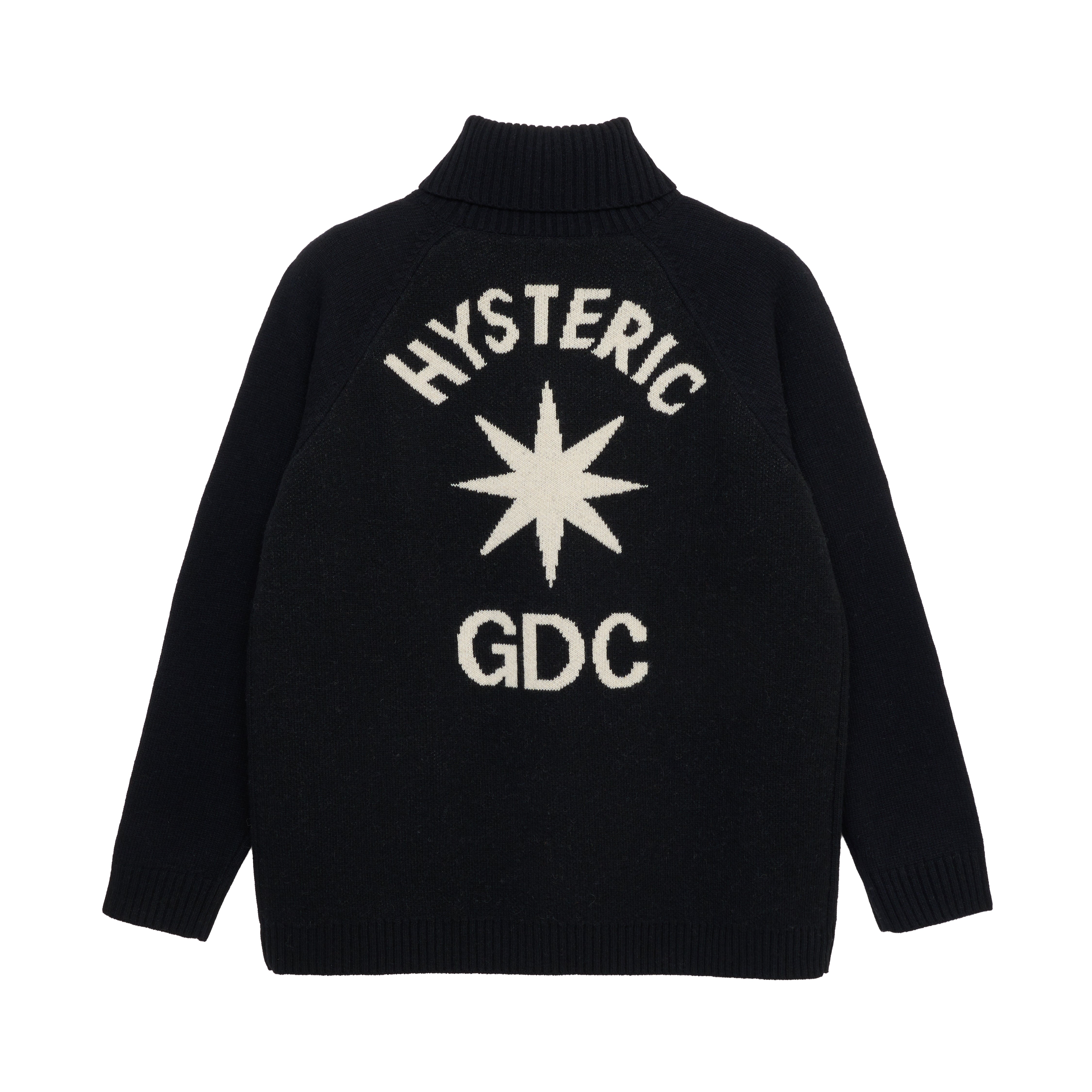 HYSTERIC GLAMOUR X GDC collabo】turtleneck knit