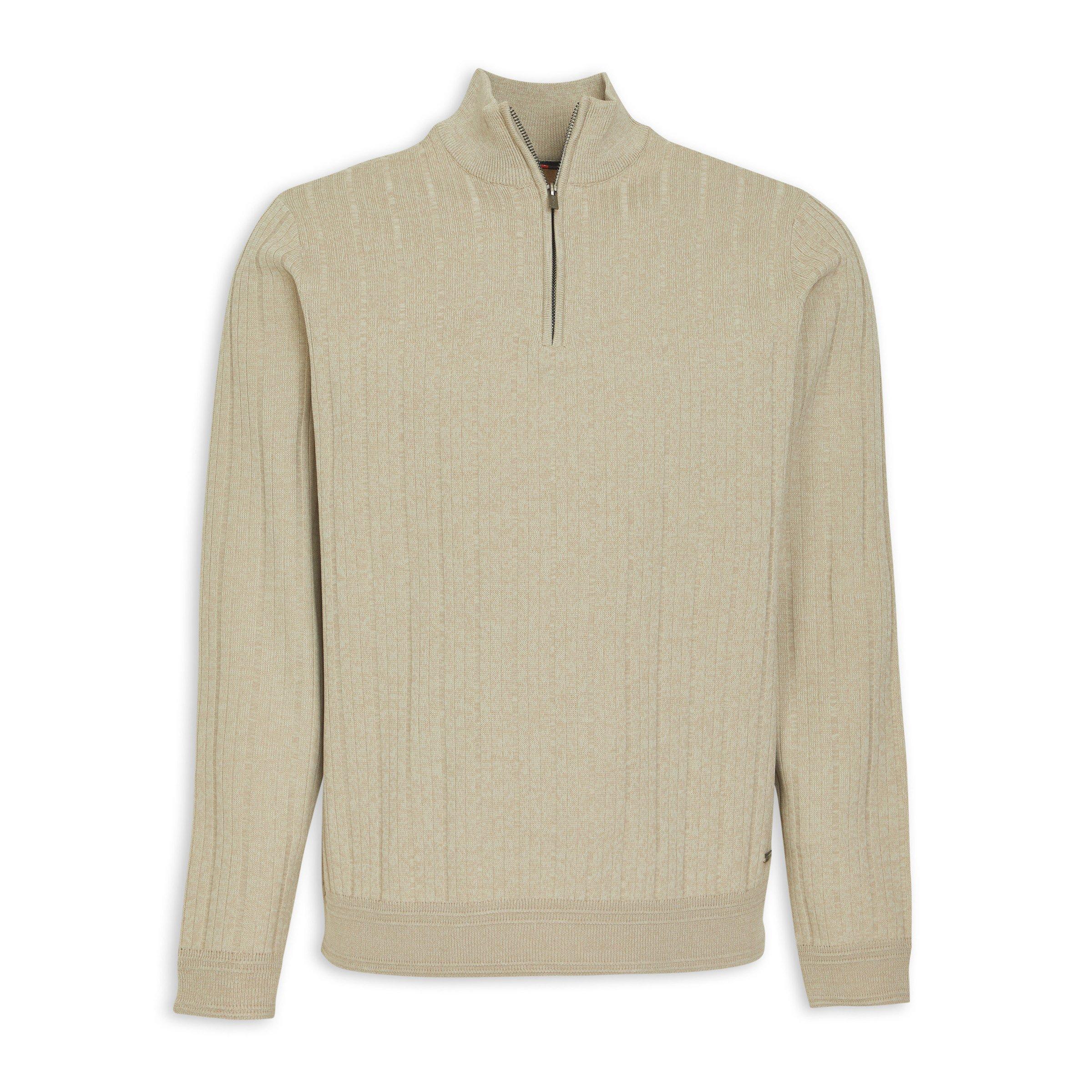 Beige Quarter-zip Jersey (3201041) | Identity