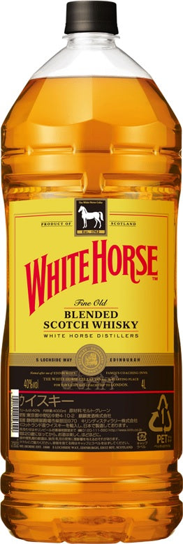 ウイスキー ホワイトホース ファインオールド 4L × 4本 / 1ケース