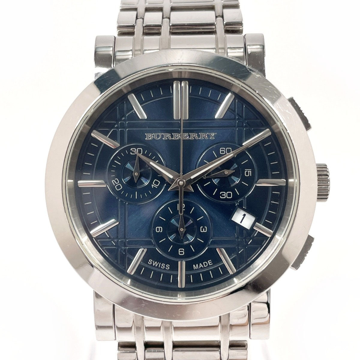 BURBERRY Watches BU1360 Heritage Chronograph Stainless Steel