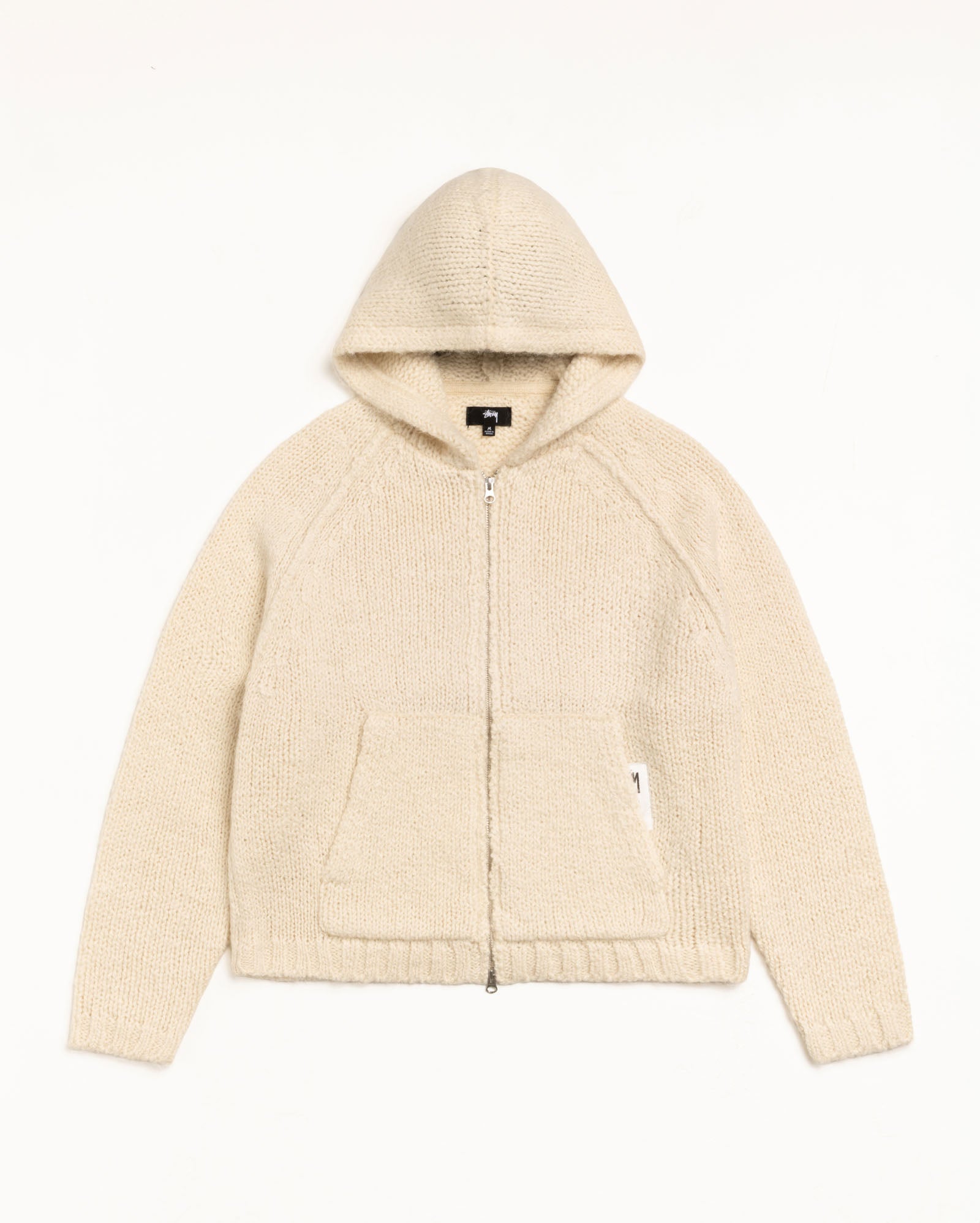 Chunky Knit Zip Hoodie – Ivory | Knits | Stüssy Japan