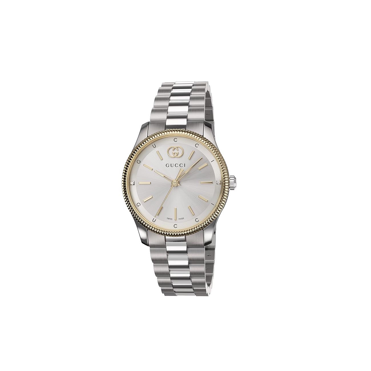Gucci G-Timeless Two-Tone Ladies Watch, 29mm, YA1265063 – J.R.DUNN
