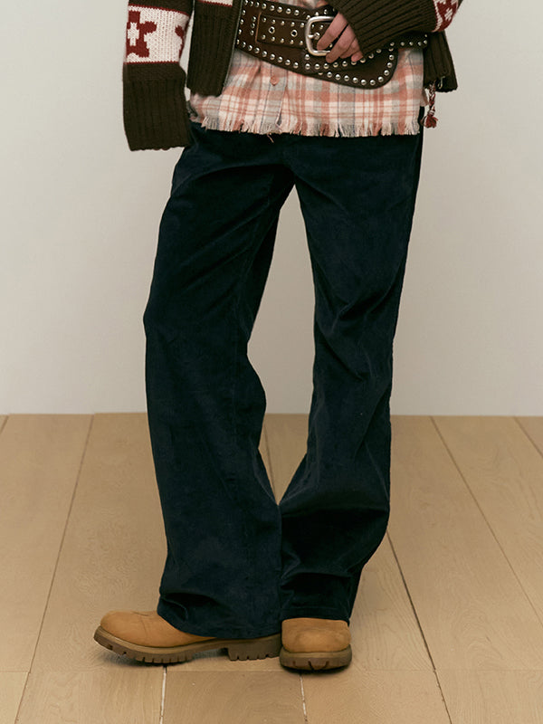 チェリーコーデュロイパンツ【ネイビー】