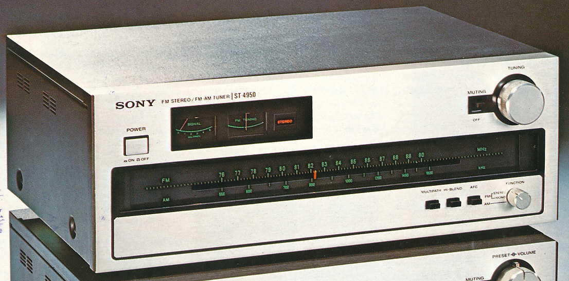 ♪ SONY ST−4950 アナログ高級FM・AMチューナ 動作保証有り