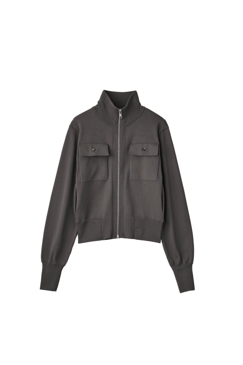pocket zip up knit/gray | KNUTH MARF