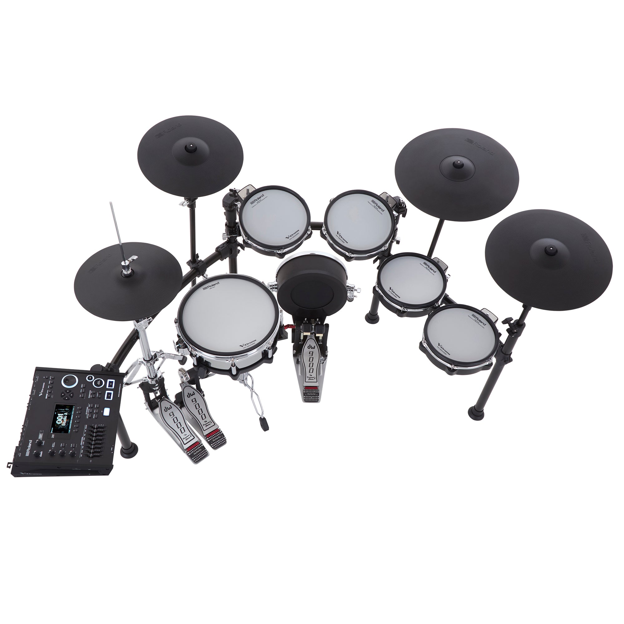 Roland TD713 V-Drums Electronic Drum Set COMPLETE DRUM BUNDLE