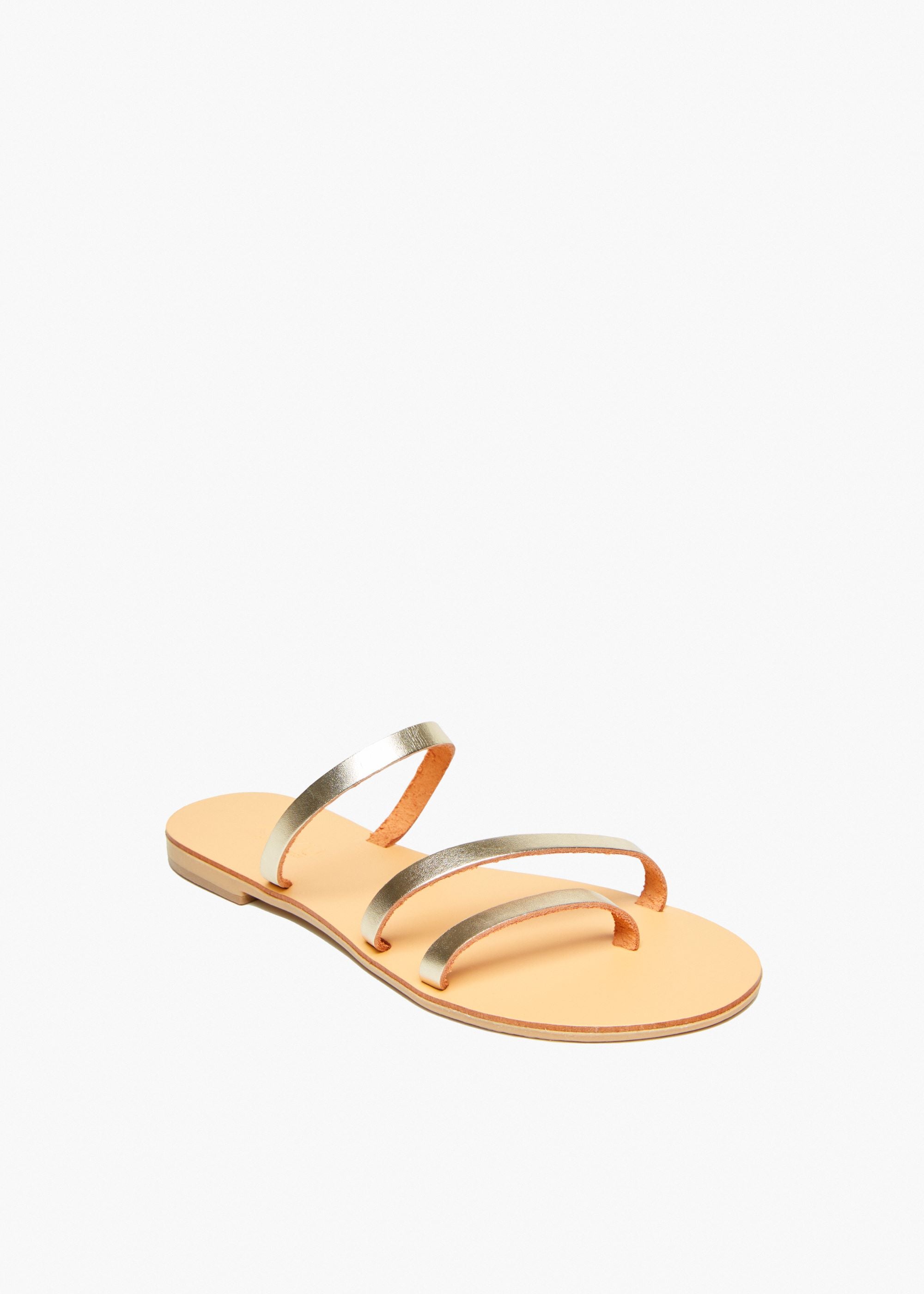 Olympia Vegetable Tanned Leather Sandal – Kayu