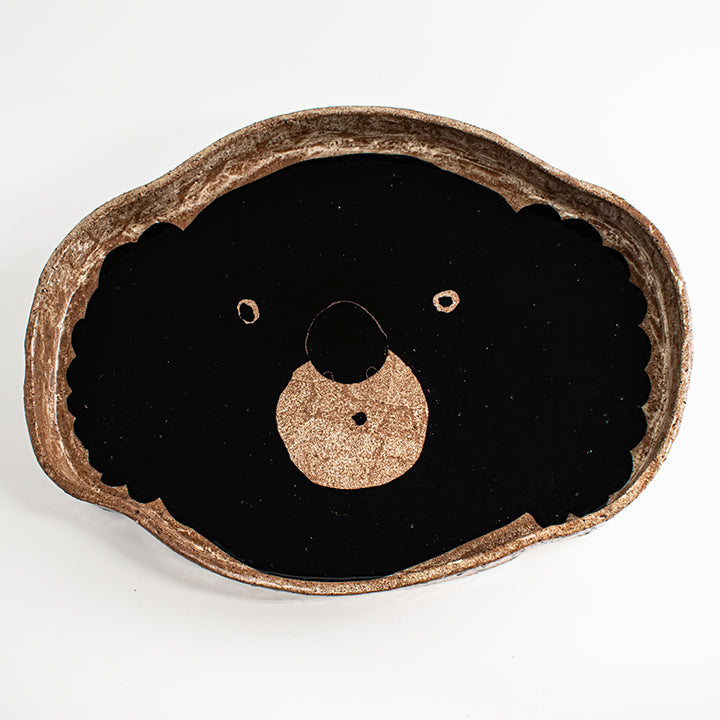 コアラ顔大皿 / 増田光