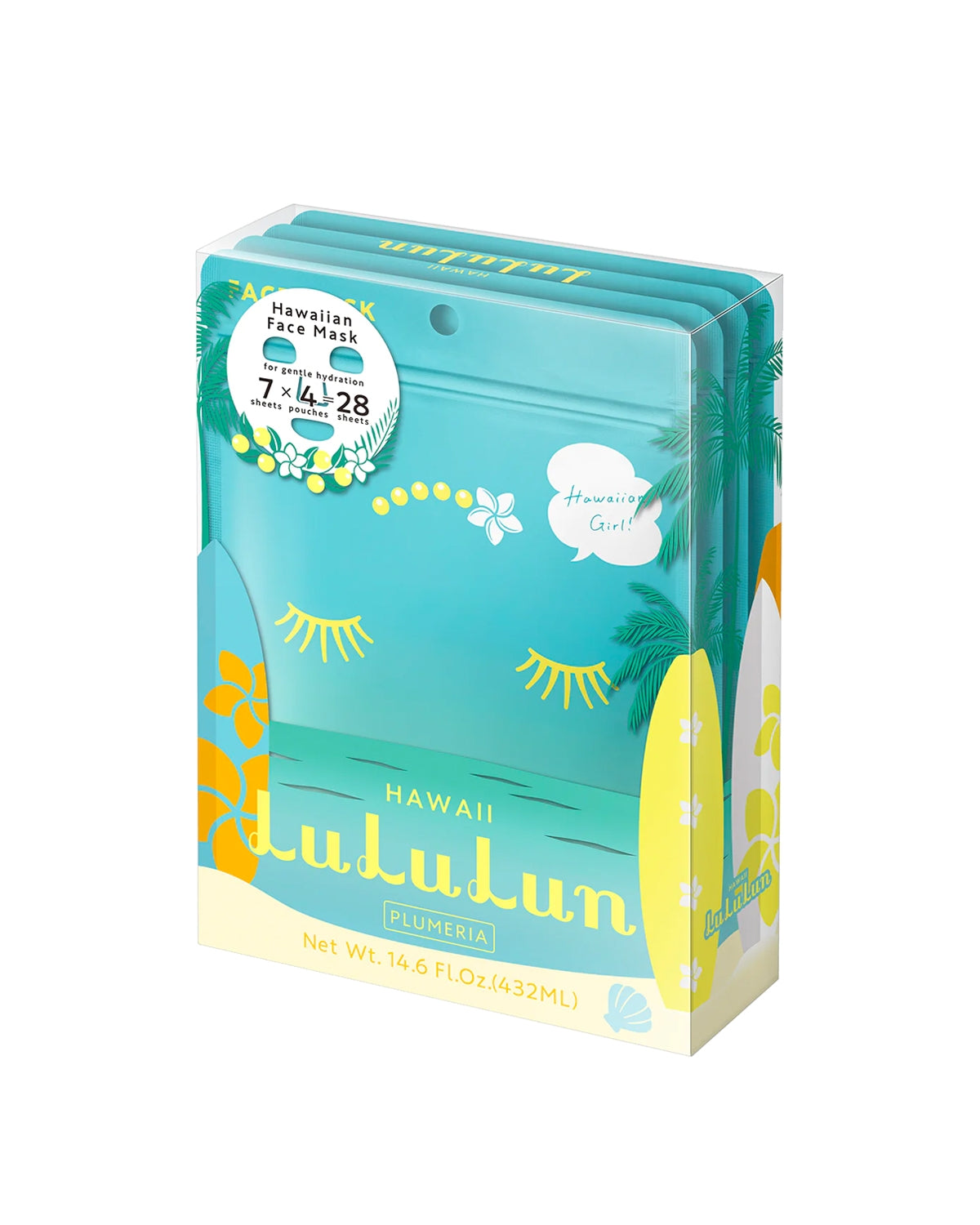 Travel Lululun Sheet Mask, Hawaii Plumeria – Lululun USA