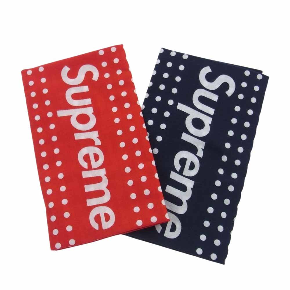 Supreme シュプリーム 22AW × 染の安坊 Tenugui Towel ロゴ ドット柄