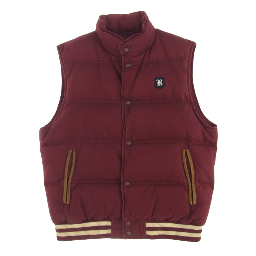RALPH LAUREN ラルフローレン RUGBY ダウン ベスト ワインレッド系 M