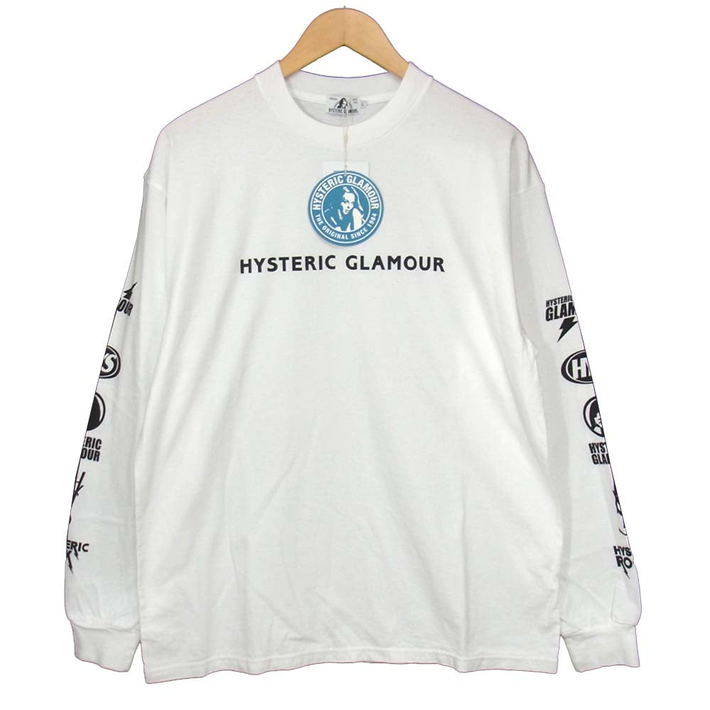 HYSTERIC GLAMOUR ヒステリックグラマー 02203cl12400 長袖 ロゴ
