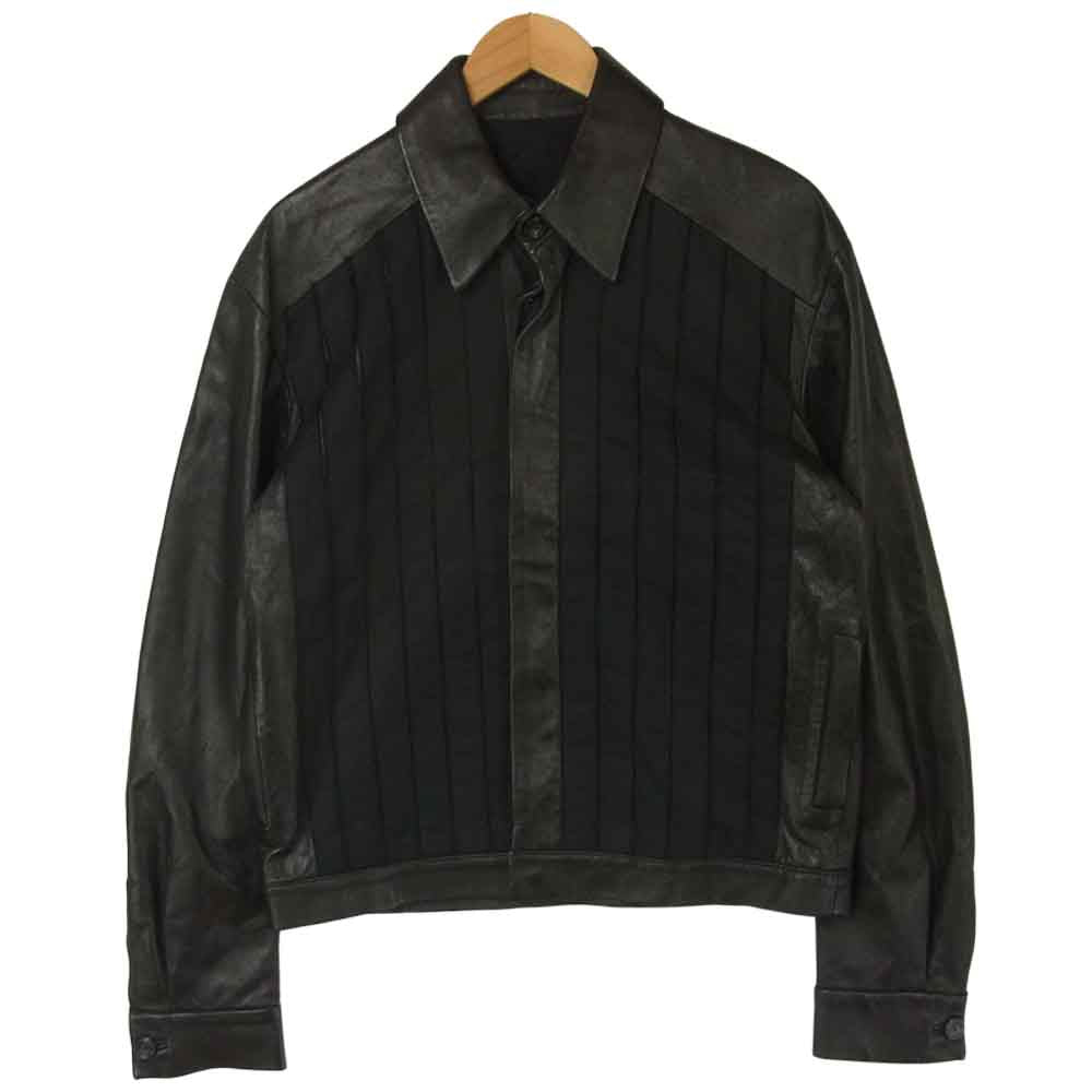 dirk schonberger ダークショーンベルガー フロント 切替 レザー