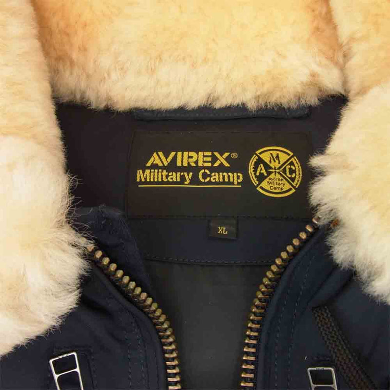 激レア】AVIREX ダウンベスト ファーフード Mサイズ 激レア】AVIREX