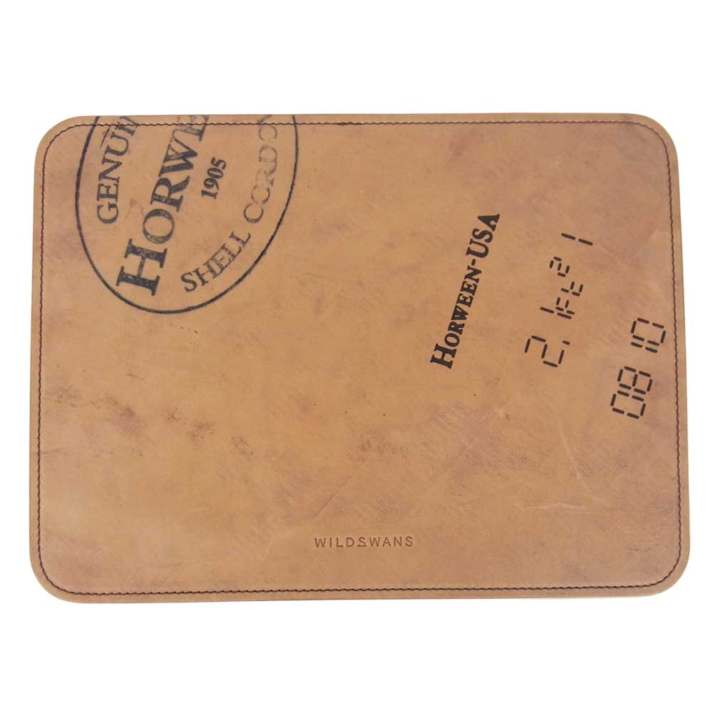 WILDSWANS ワイルドスワンズ ホーウィン シェルコードバン裏面 革