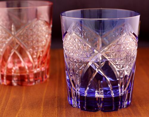 クリスタル専門店リビングウェルデ / カガミクリスタル 江戸切子 ペア