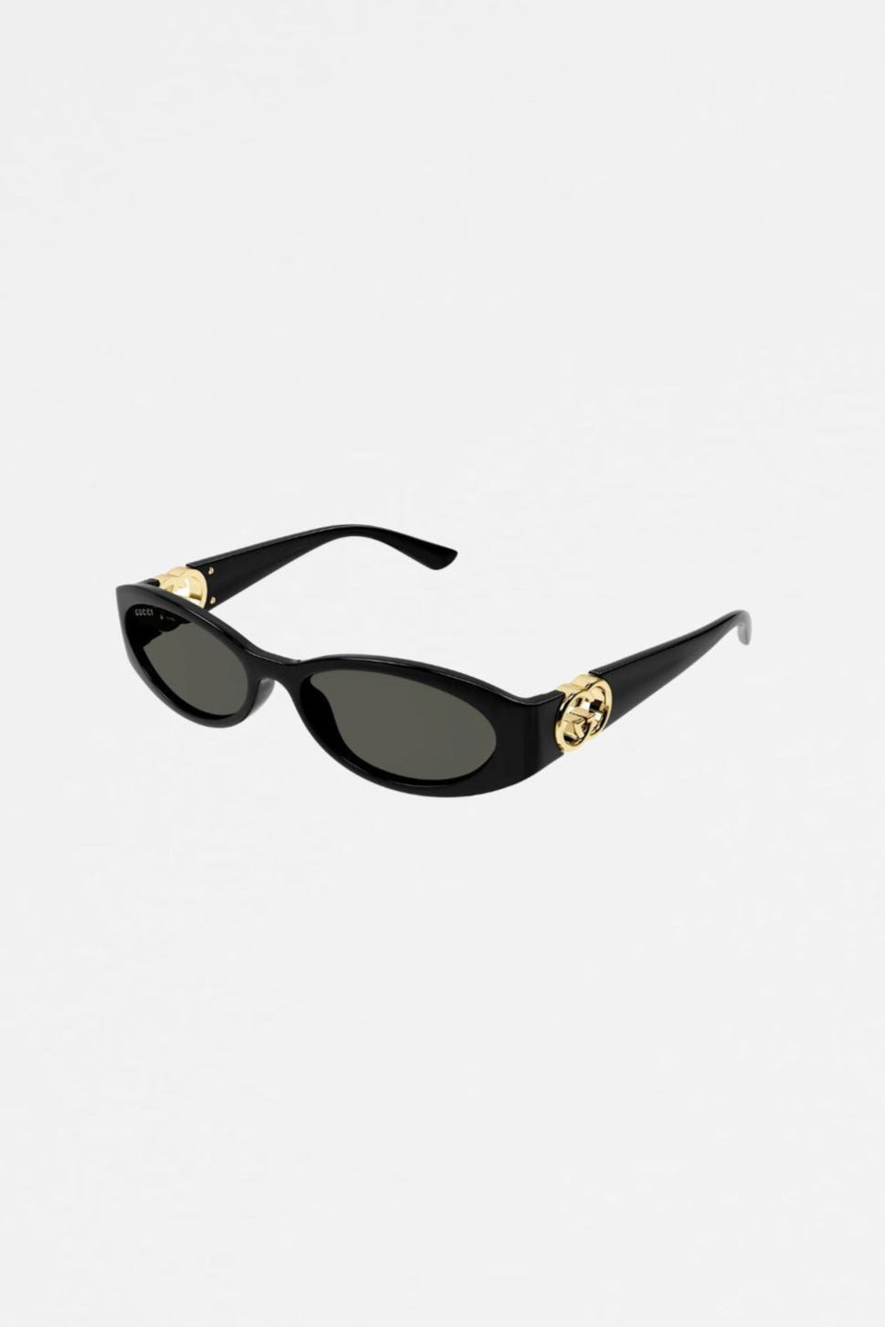 Gucci Oval Sunglasses Black GG1660S001 - Laneway Boutique