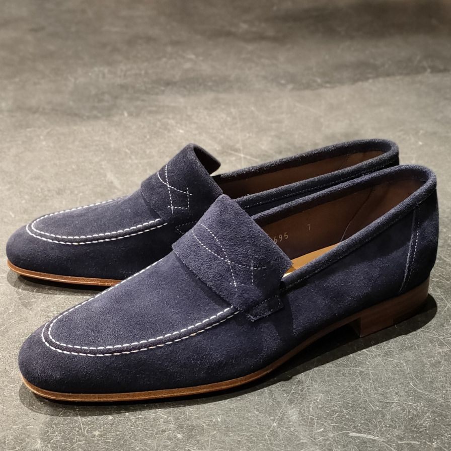 JOHN LOBB】ジョンロブ YARDLEY スエードシューズ カーフ ネイビー