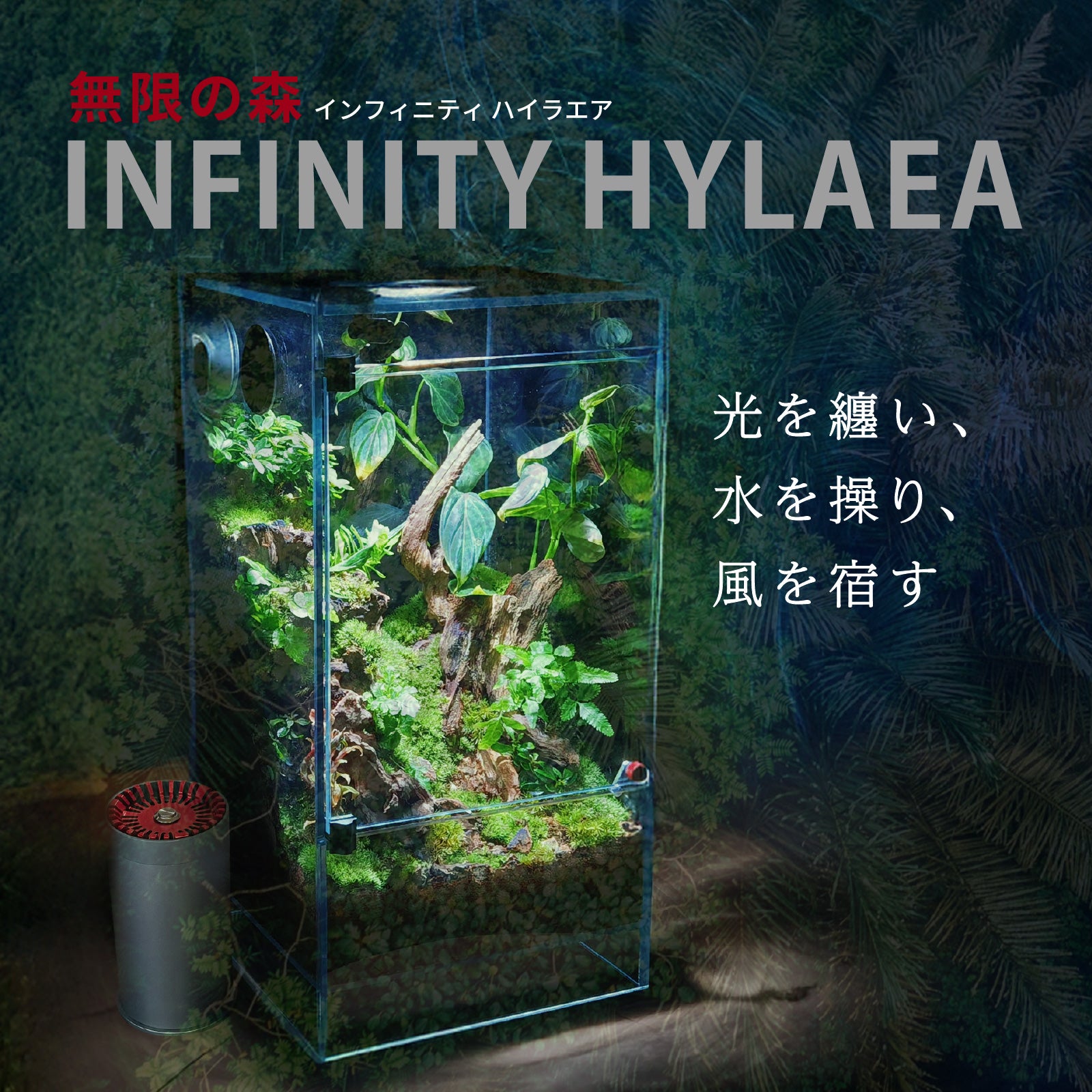 待望の新商品】スマートテラリウム LEDSTAR INFINITY HYLAEA