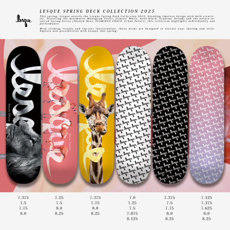 🛹 Lesque Spring Deck Collection 2025 🛹 | Lesque skateboards