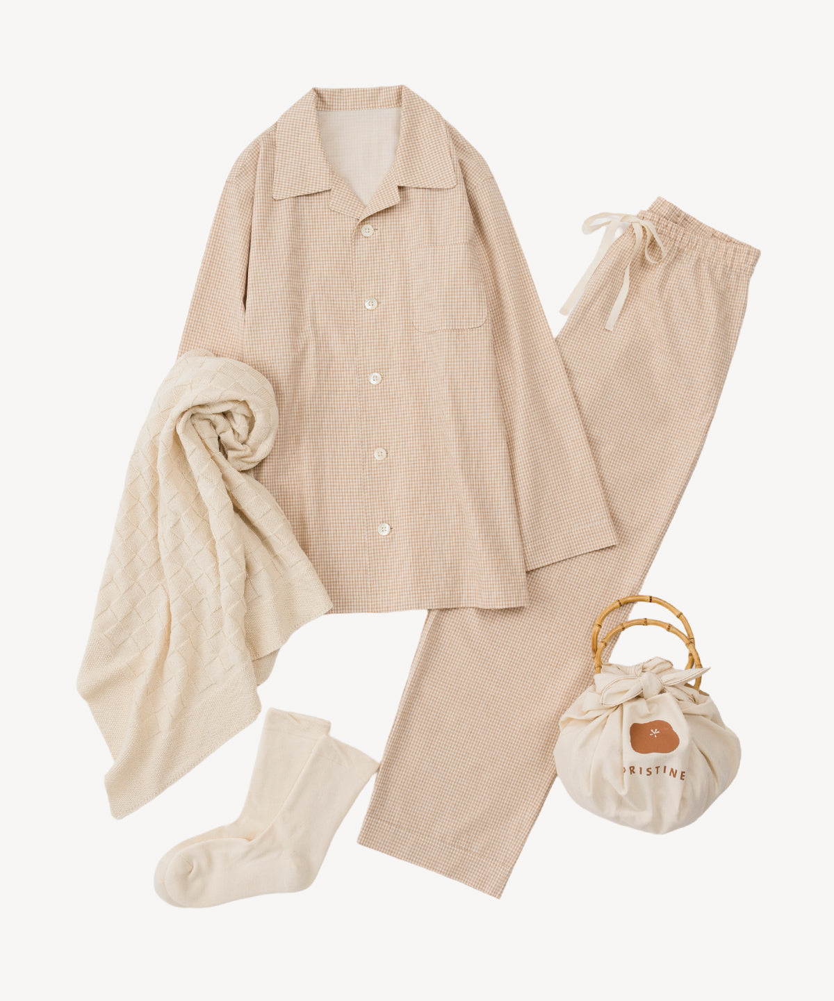 ギンガムチェックパジャマセット – PRISTINE