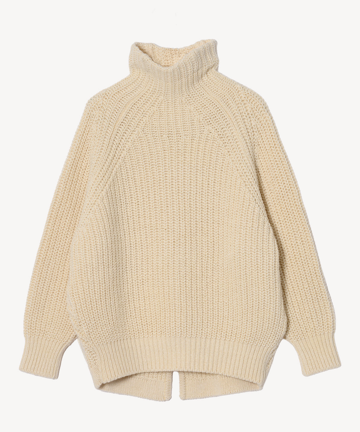 ウールニットタートルドルマンセーター / オーガニックコットン – PRISTINE