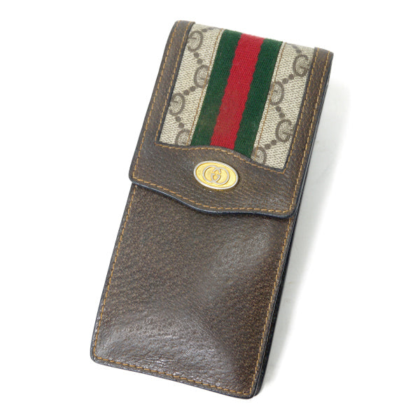 OLD Gucci シェリーメガネ・ペンケース（茶） – Vintage Shop Rococo