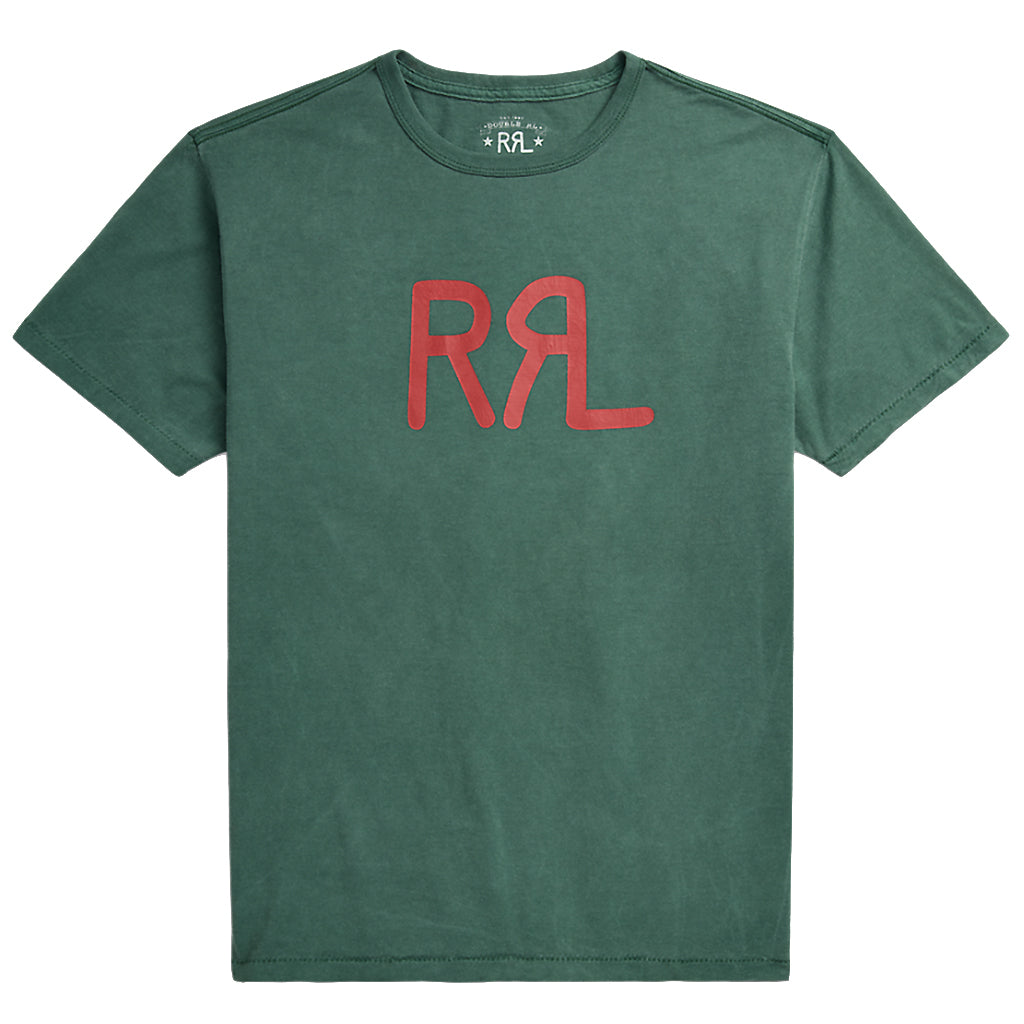 Double RL (ダブル アール エル) : RRL RANCH LOGO T-SHIRT (GREEN